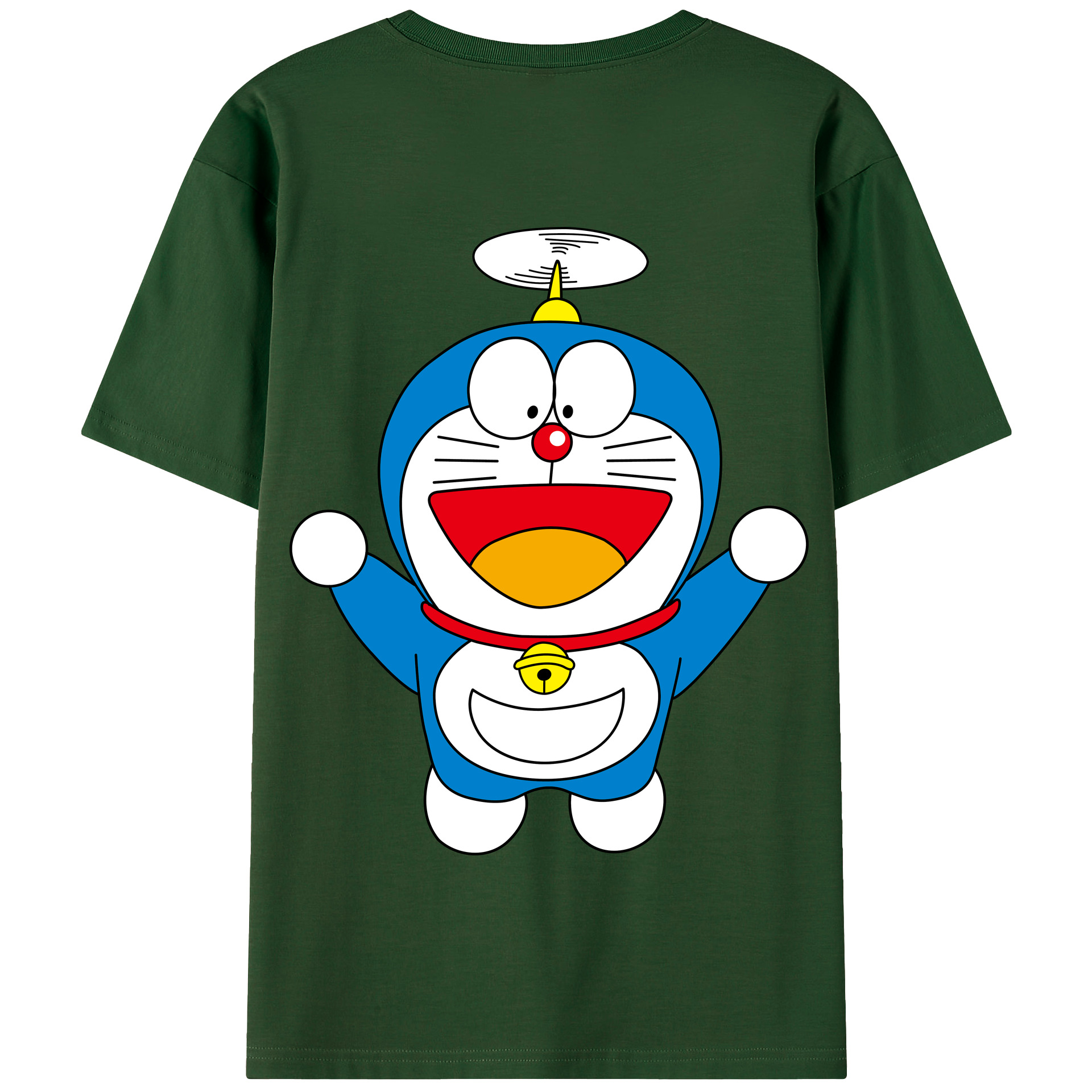 （画像用） ドラえもん Doraemon 綿100％半袖Tシャツ（背面プリント）